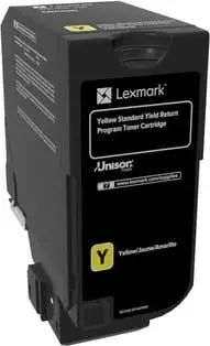 Toner, Lexmark 74C2SY0 XL 7000 faqe, e verdhë