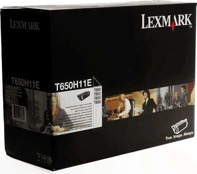 Toner, Lexmark T650H11E, rendiment 25000 faqe, XL, e zezë - 1