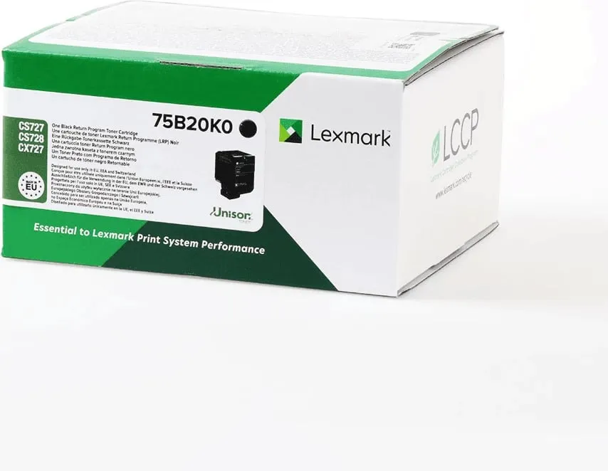 Toner, Lexmark 75B20K0, rendiment 13000 faqe, i zi - 1