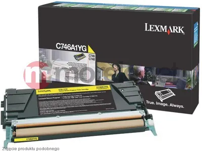 Toner Lexmark C746A3YG (C746A3YG), i verdhë - 1