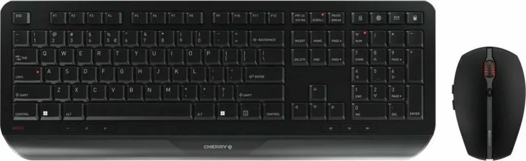Set tastierë dhe maus Cherry Gentix, Wireless, i zi - 1