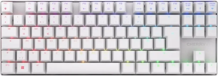 Tastierë Cherry Xtrfy MX 8.2 TKL, RGB, MX Brown, e bardhë - 1