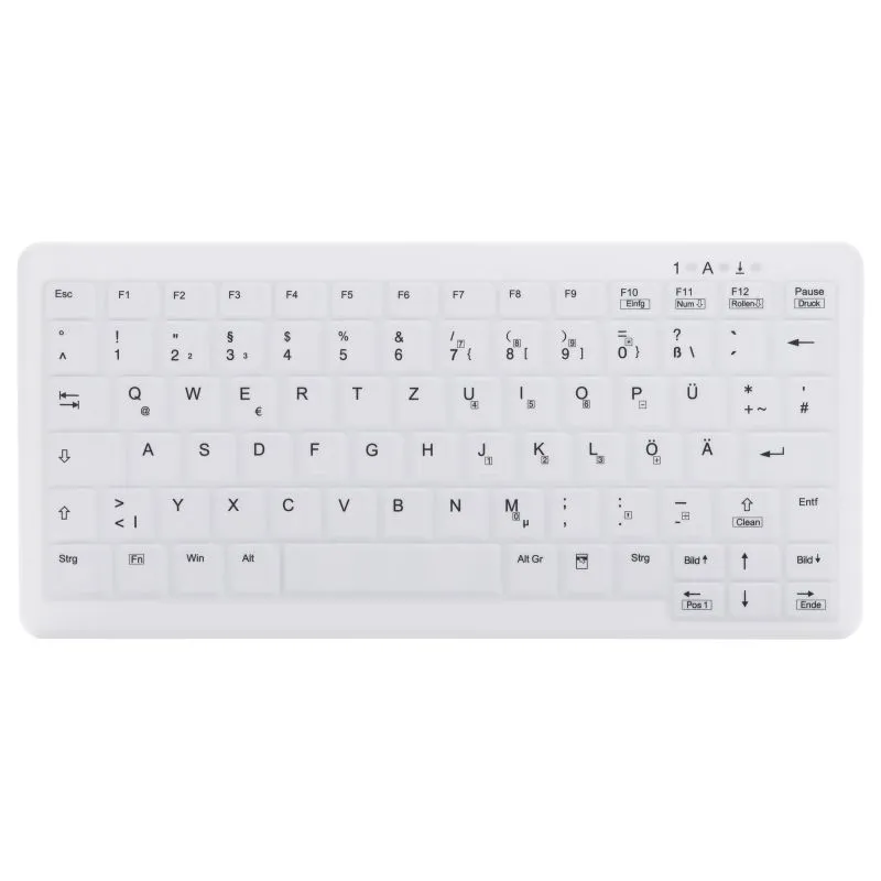Tastierë Active Key AK-C4110, RF Wireless, QWERTZ, e bardhë - 1