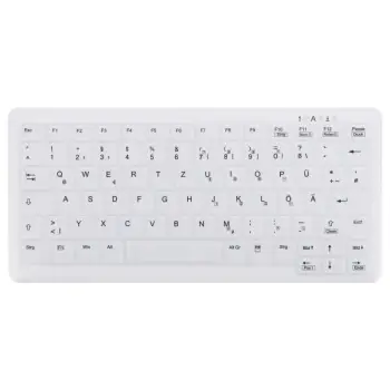 Tastierë Active Key AK-C4110, RF Wireless, QWERTZ, e bardhë