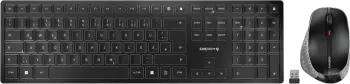 Set tastierë dhe maus CHERRY DW 9500 SLIM, e zezë