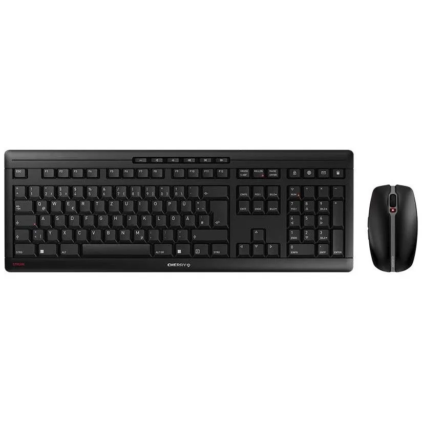 Set tastierë dhe maus CHERRY STREAM Wireless, i zi - 1