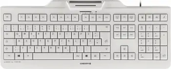 Tastierë CHERRY KC 1000 SC, USB, smartcard, e bardhë
