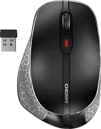 Maus CHERRY MW 8C ERGO, wireless, 3000 DPI, i zi/i hirtë
