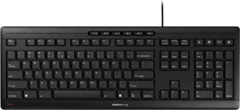 Tastierë Cherry STREAM, 104 + 10 taste, USB, e zezë