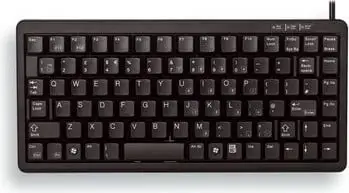 Tastierë kompakte CHERRY G84-4100, USB/PS2, 282x132mm, e zezë