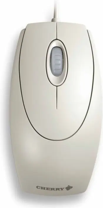 Maus Cherry M-5400-0, me kabllo, USB, i bardhë