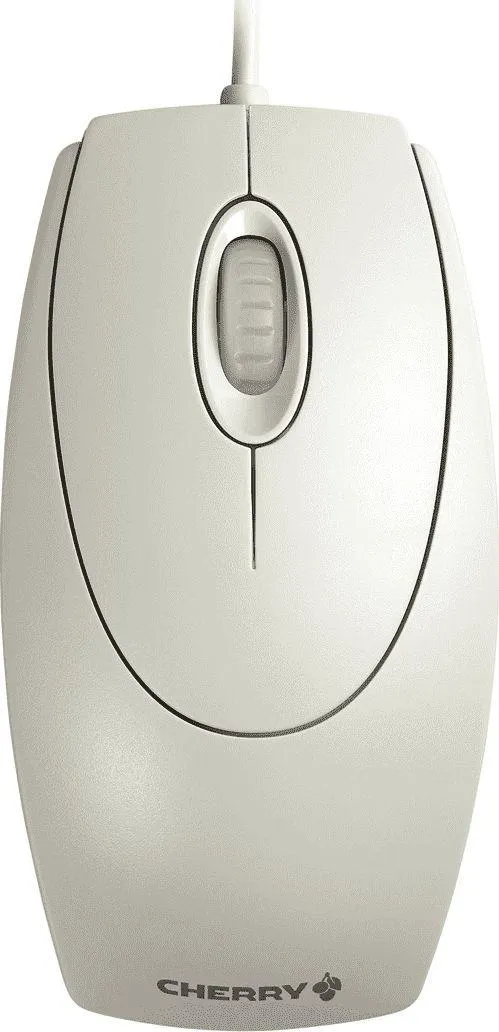 Maus Cherry M-5400, me kabllo, USB, i bardhë - 1