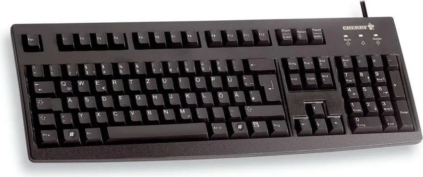 Tastierë Cherry Tastatur, me kabllo, UK, e zezë - 1