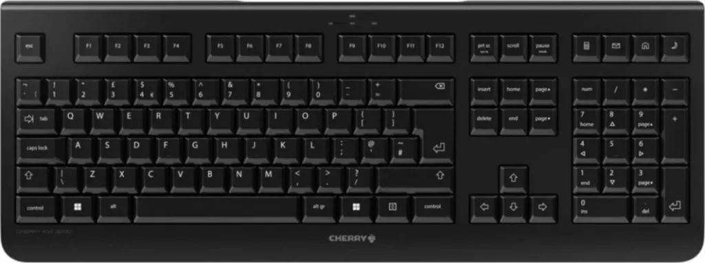 Tastierë Cherry, wireless, UK, e zezë - 1