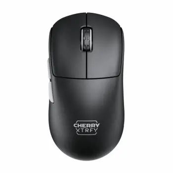 Maus CHERRY XTRFY M68 Pro Wireless, 26000 DPI, e zezë, argjend