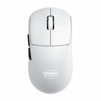 Maus Cherry XTRFY M68 Pro Wireless, 26000 DPI, i zi, i bardhë