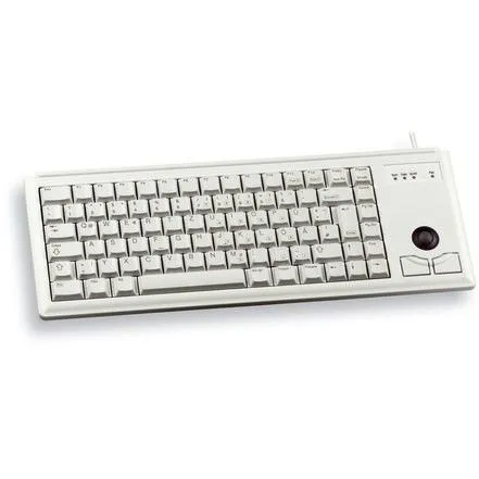 Tastierë me kabllo CHERRY G84-4400 – Trackball / DE Layout – Bardhë - 1