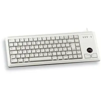 Tastierë me kabllo CHERRY G84-4400 – Trackball / DE Layout – Bardhë