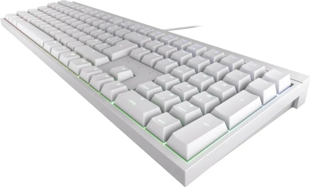 Tastierë mekanike Cherry MX 2.0S RGB, USB, QWERTZ, e bardhë - 2