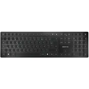 Tastierë Pa kabllo Cherry Keyboard KW 9100 SLIM [FR] e zezë