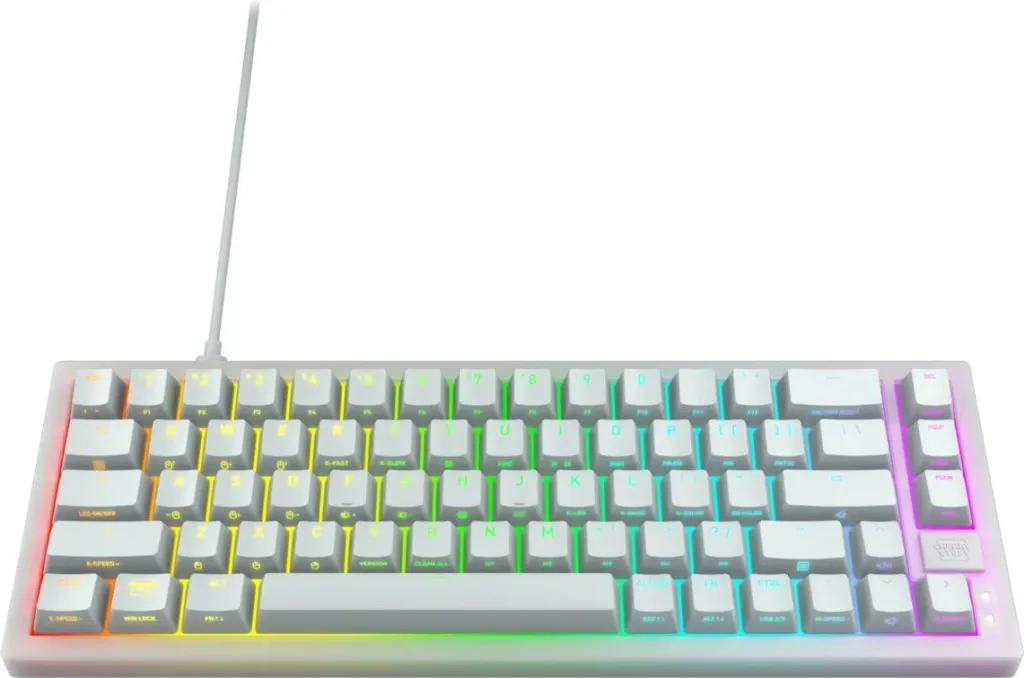 Tastierë Cherry XTRFY K5V2, US layout, MX Red, e bardhë, me kabllo - 2