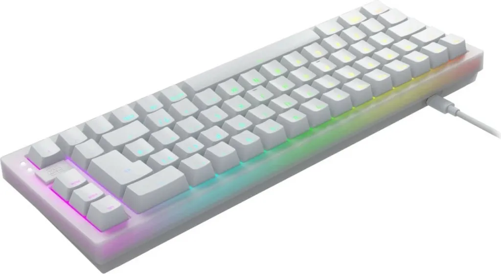 Tastierë Cherry XTRFY K5V2, US layout, MX Red, e bardhë, me kabllo - 5