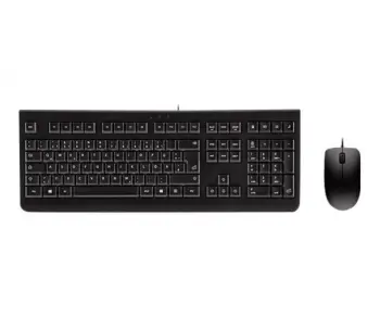 Combo (Tastierë & Maus) CHERRY Desktop-Set DC 2000 / FR-Layout – Zezë