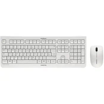 Combo Tastierë & Maus Cherry DW3000 Kombi Wireless Desktop QWERTZ DE – e bardhë