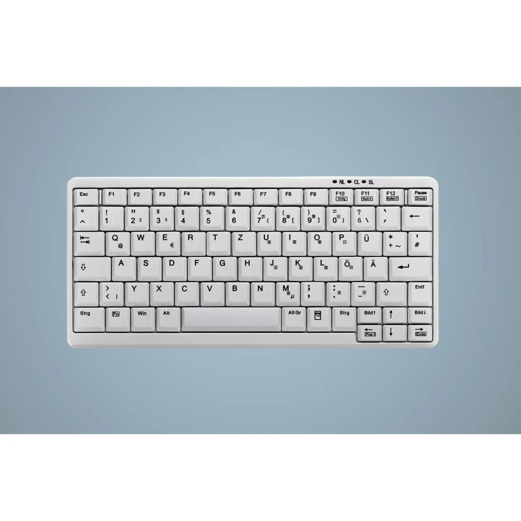 Tastierë Cherry ACTIVE KEY Industry 4.0 mini, stil notebook, e bardhë - 1