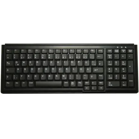 Tastierë Cherry AK-7000, Full-size, Wired, USB, QWERTZ, Ngjyrë e zezë - 1