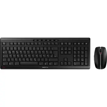 Set tastaturë dhe maus Cherry STREAM DESKTOP RECHARGE, pa tela, i zi