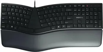 Tastierë Cherry KC 4500 ERGO NORDIC, USB, full-size, e zezë
