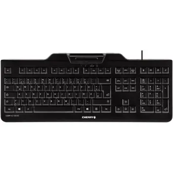 Tastierë Cherry KC 1000 SC, Full-size, Wired, USB, QWERTZ, E zezë