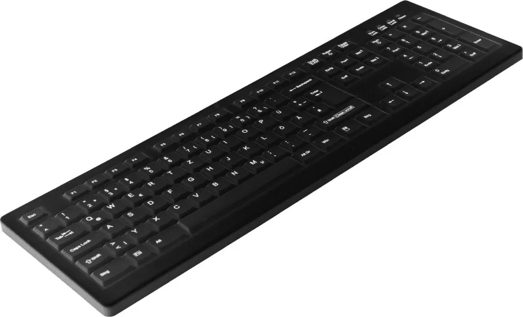 Tastierë Cherry AK-C8100, Full-size, Wireless, Membranë, QWERTZ, E zezë - 2