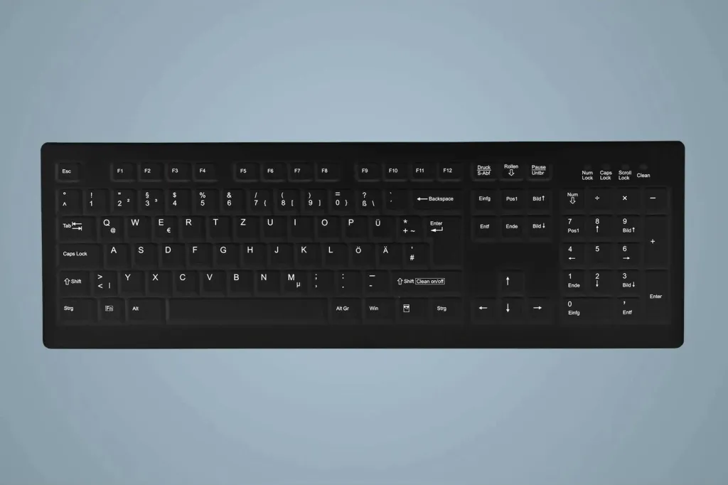 Tastierë Cherry AK-C8100, Full-size, Wireless, Membranë, QWERTZ, E zezë - 3