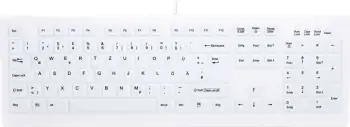 Tastierë Cherry AK-C8100F-UVS-W/GE, Wired, USB, Membranë, QWERTZ, Bardhë