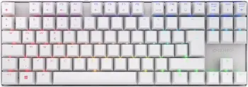 Tastierë mekanike Cherry Xtrfy MX 8.2 XAGA TKL WL RGB, Wireless, e bardhë