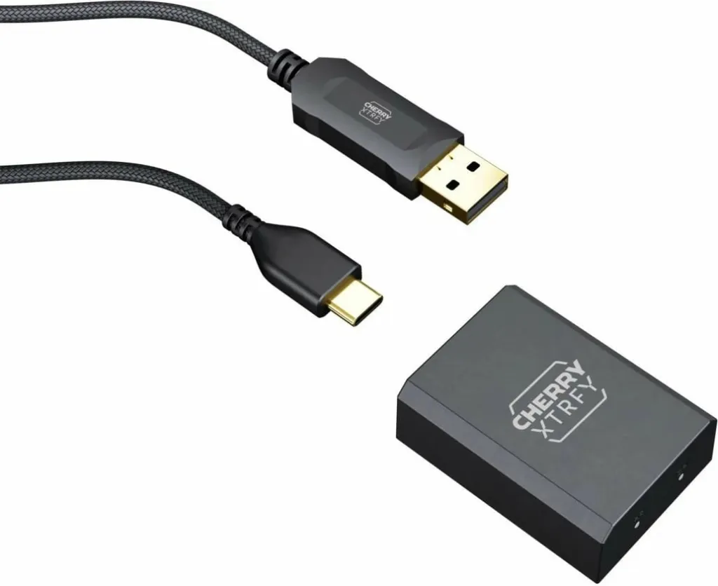 Maus CHERRY XTRFY M64 Pro Wireless, 26000 DPI, Ngjyrë e zezë, e argjendtë - 8