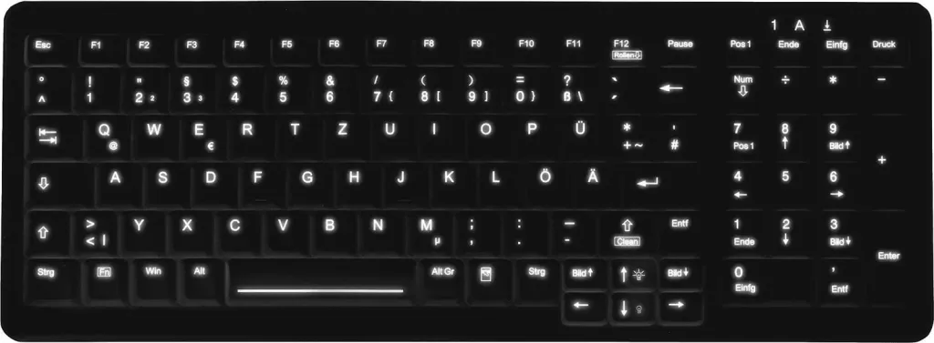 Tastierë Cherry Active Key AK-C7000, Wired, USB, QWERTZ, Ngjyrë e zezë - 1