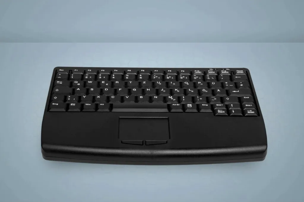 Tastierë mekanike Cherry AK-4450-GFU, Wireless, RF, me touchpad, e zezë - 3