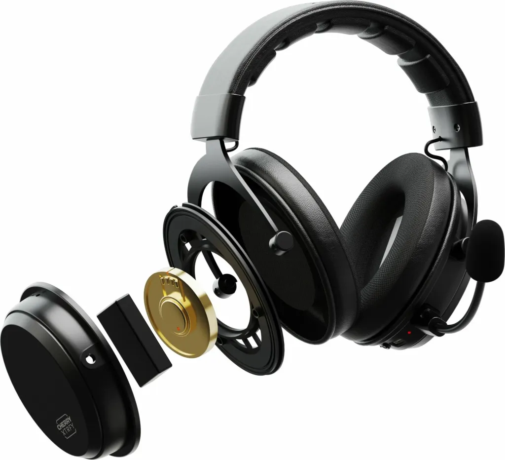 Kufje gaming wireless Cherry XTRFY H3, 20 - 20000 Hz, e zezë - 6