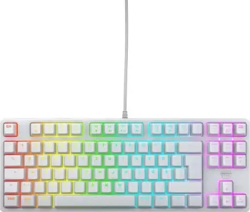 Tastierë mekanike Cherry K4V2 TKL, RGB, Cherry MX2A Red, QWERTZ, e bardhë