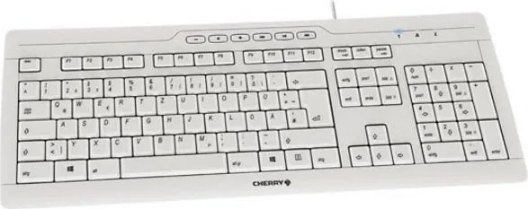 Tastierë Cherry STREAM 3.0, Full-size, Wired, USB, QWERTY, Gri - 2