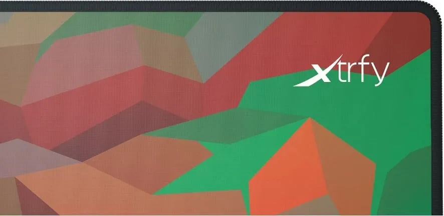 Mauspad Xtrfy, XL, i kuq - 2