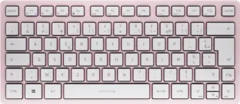 Tastierë Cherry KW 7100 MINI BT, Wireless, Bluetooth, Scissor key switch, AZERTY, Rozë