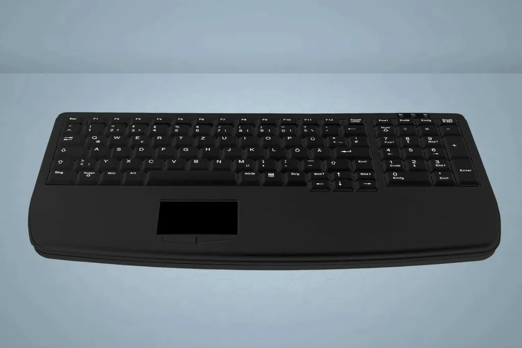 Tastierë Cherry AK-7410-G, me kabllo, PS/2, çelës gërshërë, e zezë - 3