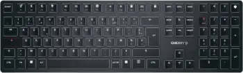 Tastierë Cherry MX ULTRA LOW PROFILE, mekanike, AZERTY, LED, e zezë