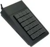 Tastierë mini Cherry ACTIVE KEY, 24 taste të programueshme, USB, e zezë