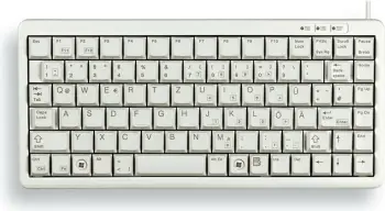 Tastierë Cherry G84-4100 kompakte, QWERTY UK, USB/PS2, gri