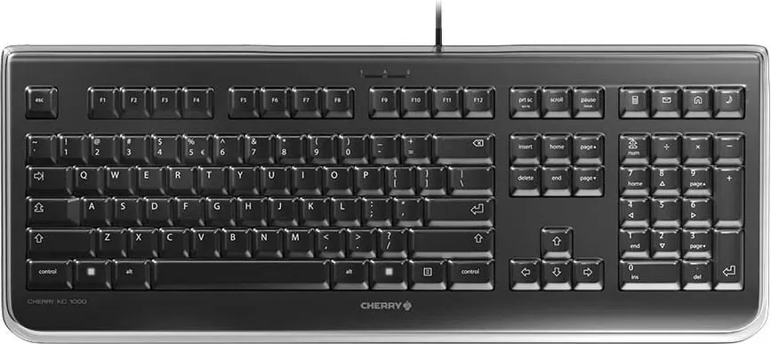 Tastierë Cherry KC 1068 me kabllo, e zezë - 1